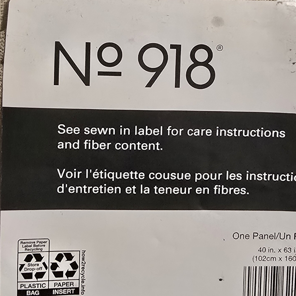 No. 918 Beige Curtains Set 40x63 - 5 Panels NEW - Picture 5 of 7